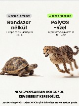 Rendszer nélkül vs PolyOS-szel: teknős és gepárd